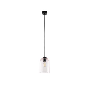 Molly lampa wisząca 1xE27 czarna/różowa 10296
