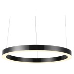 Circle D80 lampa wisząca (z pilotem) 2xLED/40W tytan ST-8848-80 black
