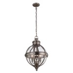 Adams lampa wisząca 3xE14 antyczny nikiel FE-ADAMS-3P-ANL