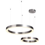 Circle 60+80 lampa wisząca (z pilotem) 2xLED/72W nikiel ST-8848-60+80 nickel