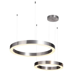 Circle 60+80 lampa wisząca (z pilotem) 2xLED/72W nikiel ST-8848-60+80 nickel