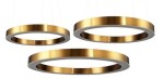 Circle 40+60+60 lampa wisząca (z pilotem) 3xLED/85W mosiądz ST-8848-40+60+60 brass
