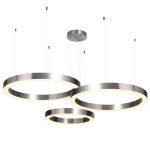 Circle 40+60+60 lampa wisząca (z pilotem) 3xLED/85W nikiel ST-8848-40+60+60 nickel