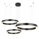 Circle 40+60+80 lampa wisząca (z pilotem) 3xLED/93W tytan ST-8848-40+60+80 black