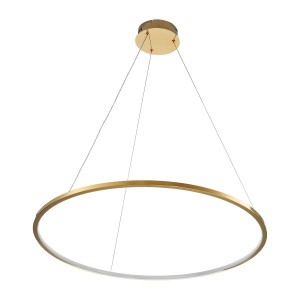 Circle Slim D80 lampa wisząca 1xLED/19W złota ST-10112P-D800