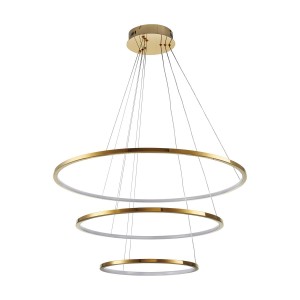 Circle Slim 40+60+80 lampa wisząca 1xLED/53W złota ST-10112P-3