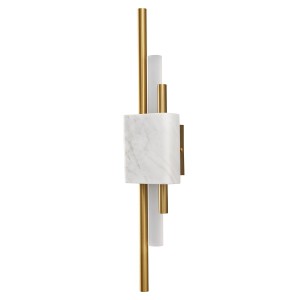 Ellie kinkiet 1xLED/5W złoty/biały marmur ST-7007W-WHITE