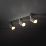 Livia lampa sufitowa (spot) 3xGU10 szara 10242