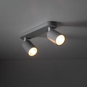 Livia lampa sufitowa (spot) 2xGU10 szara 10241
