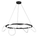 Fantasia D60 lampa wisząca 2xLED/34W czarna ST-9282R/D60 black