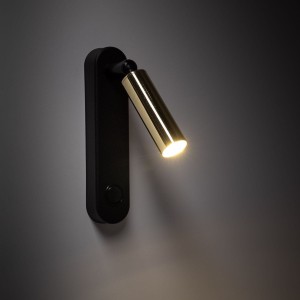 Enzo kinkiet 1xG9 czarny/złoty 6623