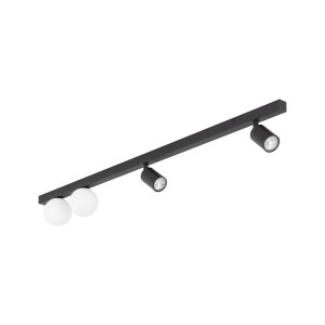 Vox lampa sufitowa 2xGU10 + 2xG9 czarna 10002