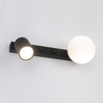 Vox kinkiet 1xGU10 + 1xG9 czarny 10148