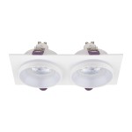 Jet oprawa sufitowa do zabudowy 2xGU10 biała 6924