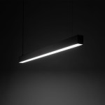 Luxe lampa wisząca IP54 1xLED/40W czarna 18080