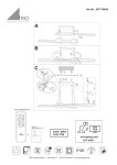 Lampa wisząca Albany LED o mocy 37W w kolorze czarnym i złotym, z pilotem. Posiada nowoczesny, geometryczny kształt, wykonana z metalu. Zainstalowana w pozycji wiszącej, widoczna z boku. Proste tło podkreśla elegancki design.