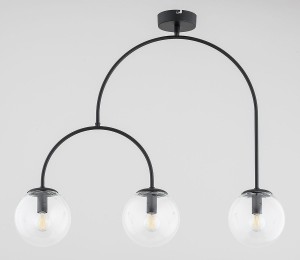 Dilar lampa wisząca 3xE14 czarna 62493