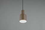 Lampa wisząca Agudo z jedną oprawą E27 w ciemnoszarym kolorze, o cylindrycznym kształcie. Zawieszona na cienkim kablu, emitująca jasne światło. Prosty design, idealna do nowoczesnych wnętrz.