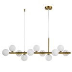 Mini Moon lampa wisząca 11xG9 złoty szczotkowany ST-8118P-11 gold