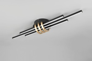 Cinto lampa sufitowa 3xLED/20W/3000K czarna/złota R67873180