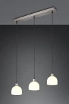 Molly lampa wisząca 3xE14 nikiel/biała R31863007