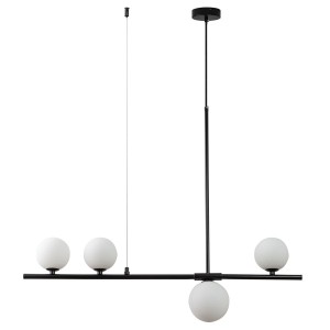 Moderno lampa wisząca 4xG9 czarna DN1506 black