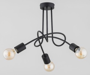 Disel Long lampa wisząca 3xE27 czarna 62480