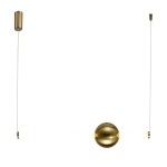 O-line 63 lampa wisząca 1xLED/12W mosiądz ST-1688S