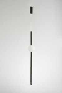 O-line 93 lampa wisząca 1xLED/5W czarny połysk ST-1689L-BK