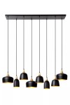  Chayanne lampa wisząca 8xE14 czarna 05446/08/30
