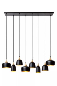  Chayanne lampa wisząca 8xE14 czarna 05446/08/30