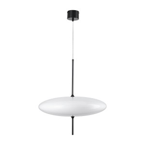Piatto lampa wisząca 3xE27 czarna/biały ST-9222P