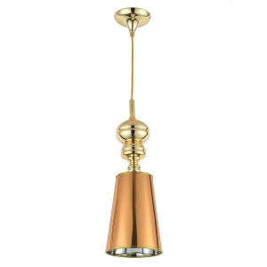 Queen D18 lampa wisząca 1xE27 złota MP-8846-18 gold