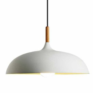 Saucer lampa wisząca 1xE27 biała ST-5219 white