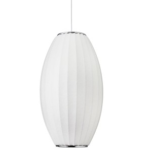 Silk Barrel D30 lampa wisząca 1xE27 biała ST-2335-30