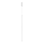 Lampa wisząca Sparo H80 w kolorze białym, z jedną żarówką LED o mocy 9W. Produkt zawieszony na cienkim kablu, z cylindrycznym uchwytem na górze. Prosta, minimalistyczna forma, idealna do nowoczesnych wnętrz.