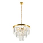 Splendore D50 lampa wisząca 8xE14 złota DN915-50A