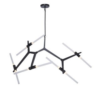 Sticks lampa wisząca 10xG9 czarna ST-1001-10 black