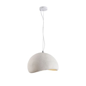 Stone D60 lampa wisząca 1xE27 biała DN426-600