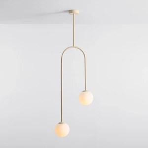 Nave lampa wisząca 2xE14 kremowa 1088PL_H9