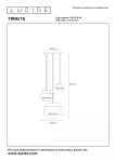 Lampa wisząca Tribute z trzema źródłami światła E27, w kolorze czarnym i kremowym. Wymiary: 76 cm średnicy, 350 cm długości. Prosta konstrukcja z różnymi wysokościami kloszy, tworząca nowoczesny efekt wizualny.