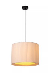 Fold lampa wisząca 1xE27 czarna/biała 21439/40/31