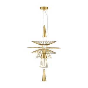 Susso D60 lampa wisząca 2xGU10 złota ST-8713P-L
