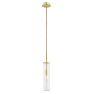 Hampton lampa wisząca 1xE14 mosiądz 8489AR