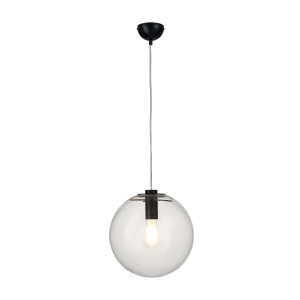 Tonda D30 lampa wisząca 1xE27 czarna ST-8722P-M black