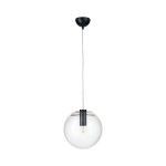 Tonda D25 lampa wisząca 1xE27 czarna ST-8722P-S black