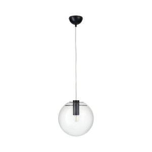 Tonda D25 lampa wisząca 1xE27 czarna ST-8722P-S black