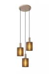 Lambres lampa wisząca 3xE27 szara 45410/13/41