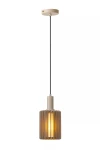 Lambres lampa wisząca 1xE27 szara 45410/15/41
