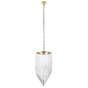 Wave D32 lampa wisząca 1xE14 złota DP0339-600 gold